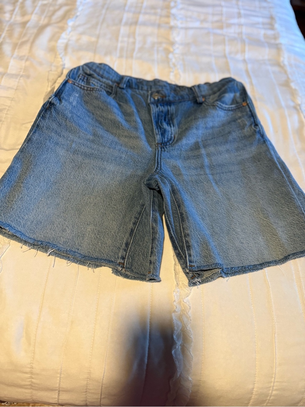 Rewash Blue Denim Cutoff Shorts